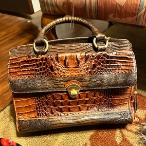 Brown Retired Style Brahmin Purse (Medium)